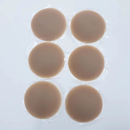 Nipple Cover Stickers Adhesive Tape Reusable Silicone Nip Pasties Full Coverage Sticky Breast Tape for Dress Bikini