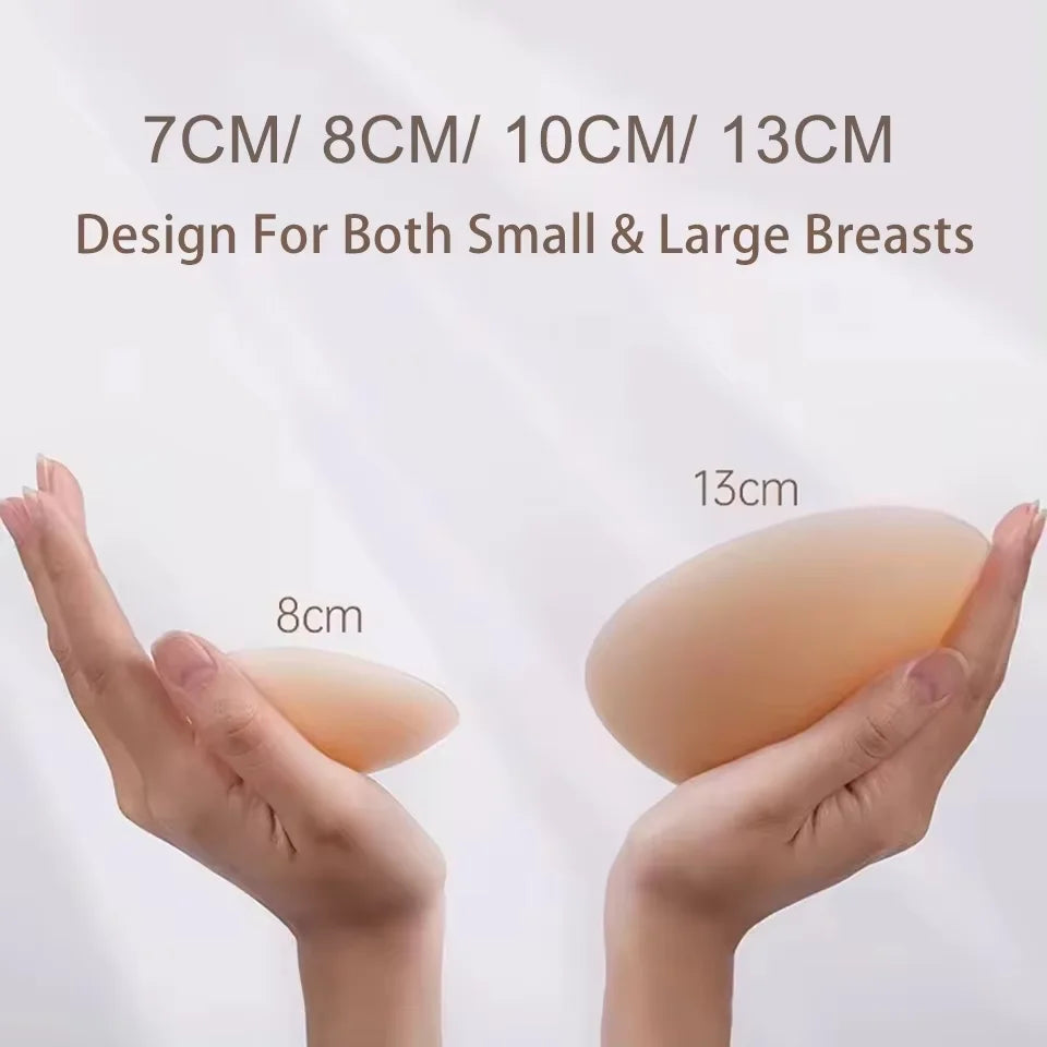 Nipple Cover Stickers Adhesive Tape Reusable Silicone Nip Pasties Full Coverage Sticky Breast Tape for Dress Bikini