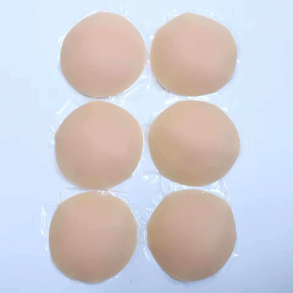 Nipple Cover Stickers Adhesive Tape Reusable Silicone Nip Pasties Full Coverage Sticky Breast Tape for Dress Bikini