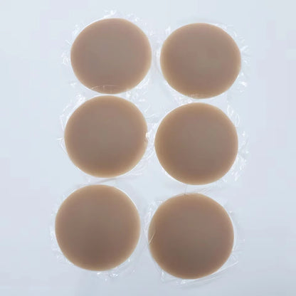 Nipple Cover Stickers Adhesive Tape Reusable Silicone Nip Pasties Full Coverage Sticky Breast Tape for Dress Bikini