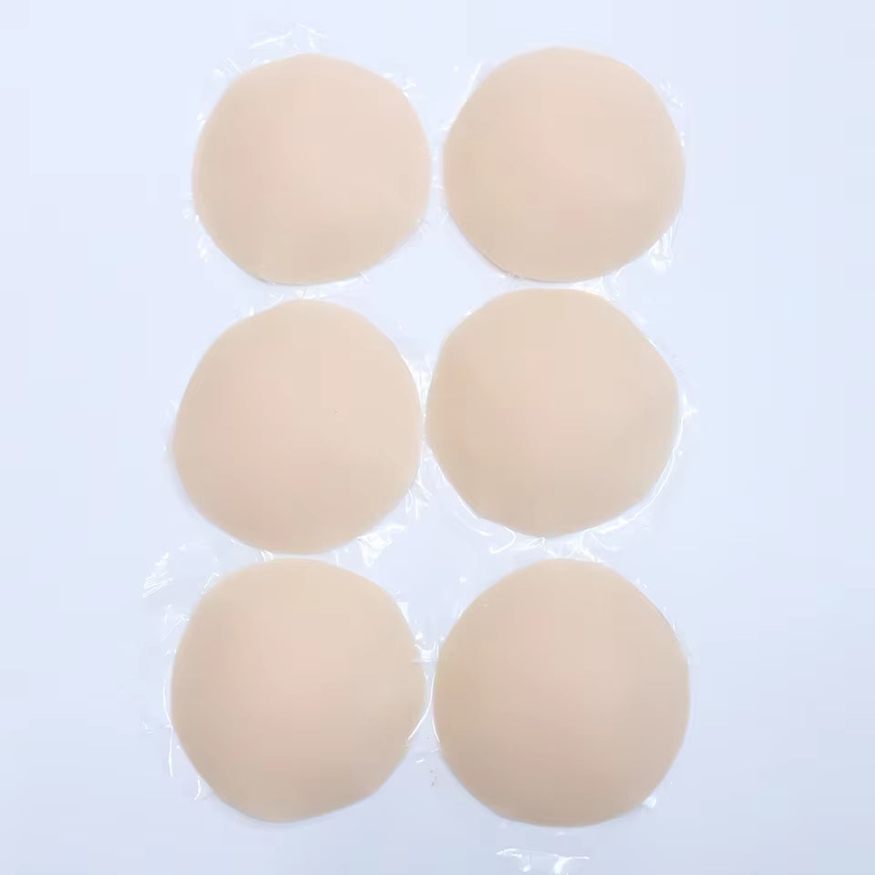 Nipple Cover Stickers Adhesive Tape Reusable Silicone Nip Pasties Full Coverage Sticky Breast Tape for Dress Bikini